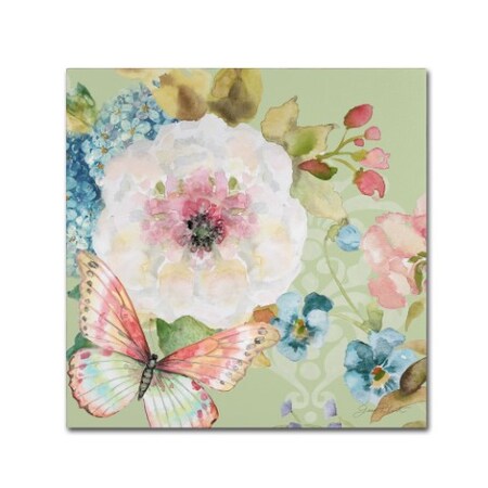 Trademark Fine Art Jean Plout 'Botanical Beauty 2' Canvas Art, 14x14 ALI17256-C1414GG